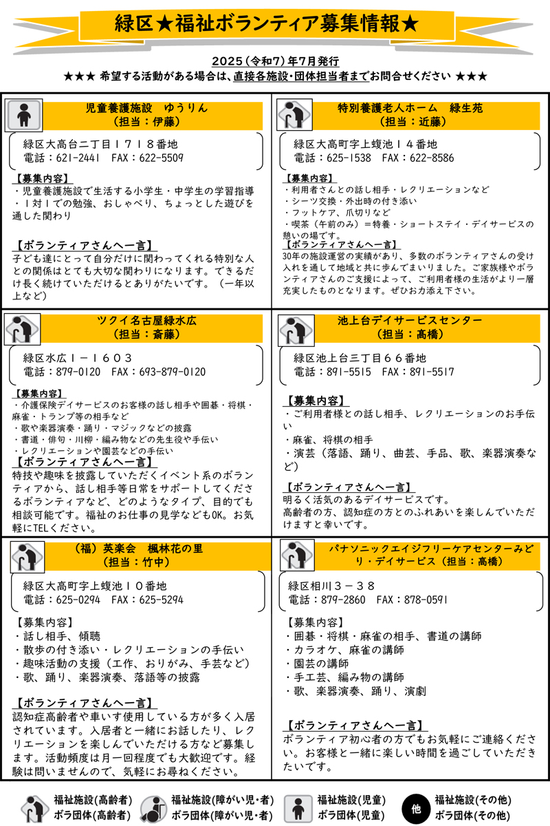 ボランティア