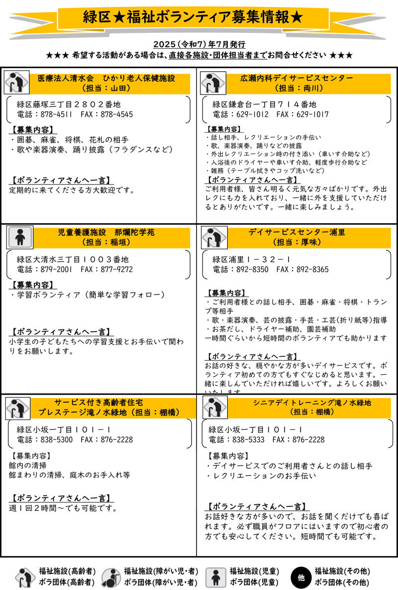 ボランティア